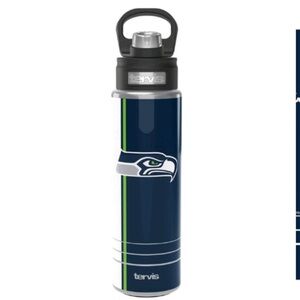 NFL Seattle Seahawks Tervis Stainless Steel Wide Mouth Water Bottle 24 Oz. New